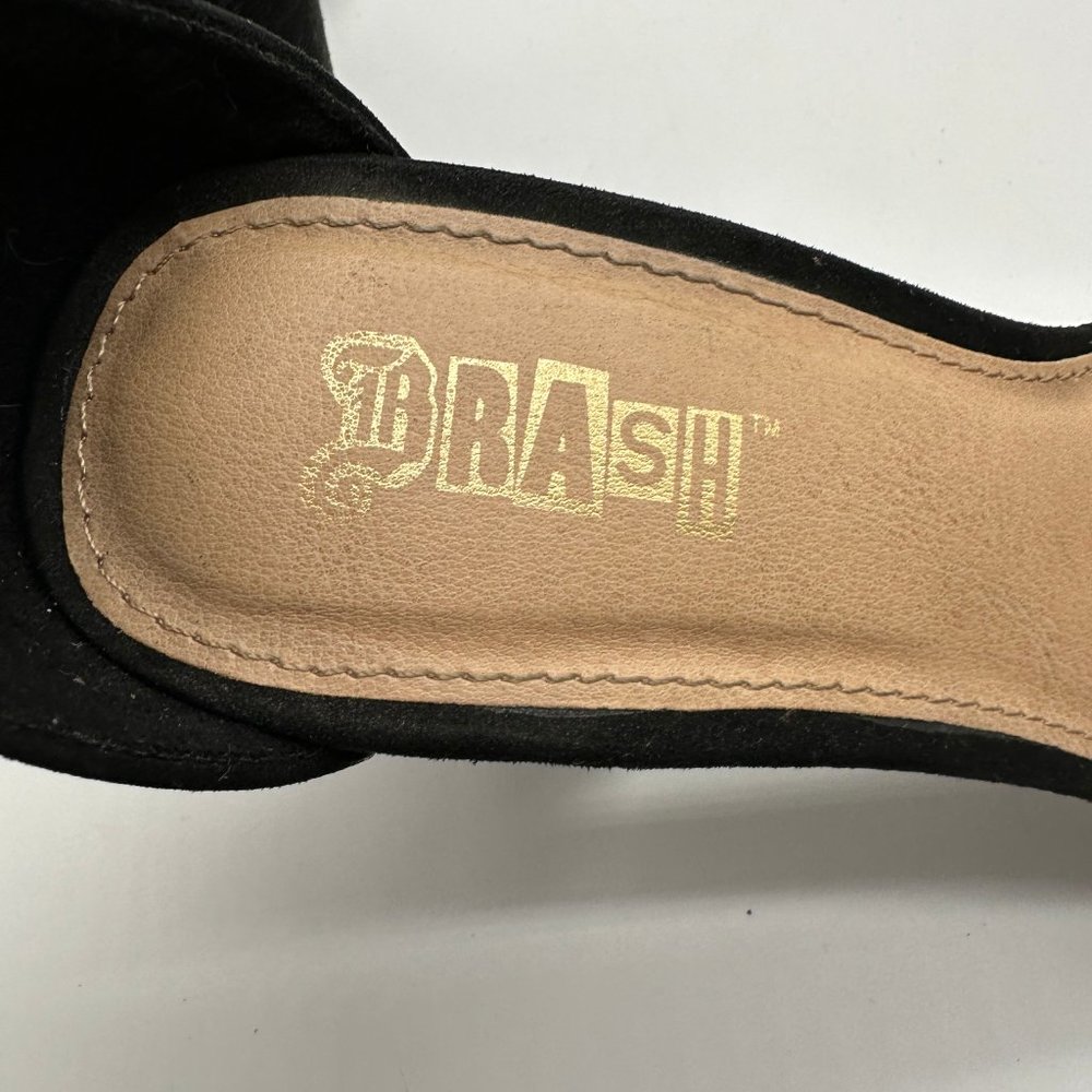 EO Womens Drash Black Chunky Heels Shoes 7.5 7 1/2 - Picture 3 of 5